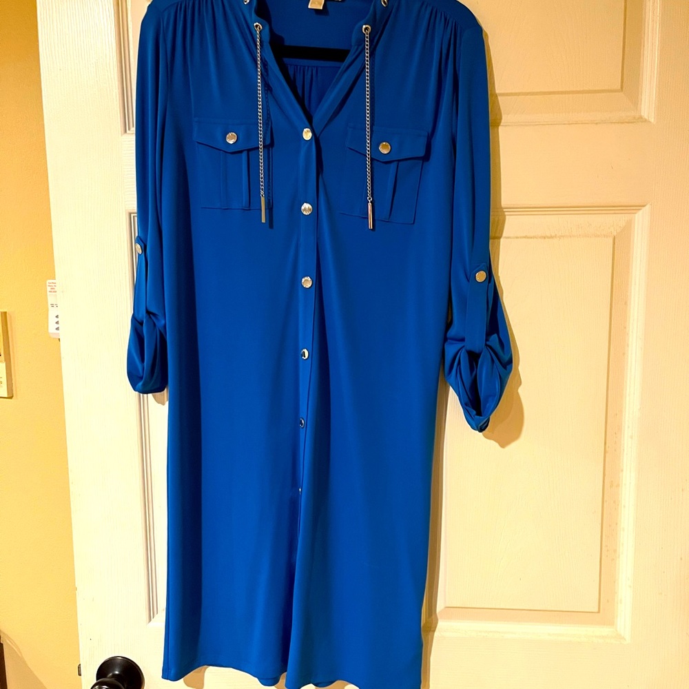 Michael Kors colbalt blue dress size small-like new